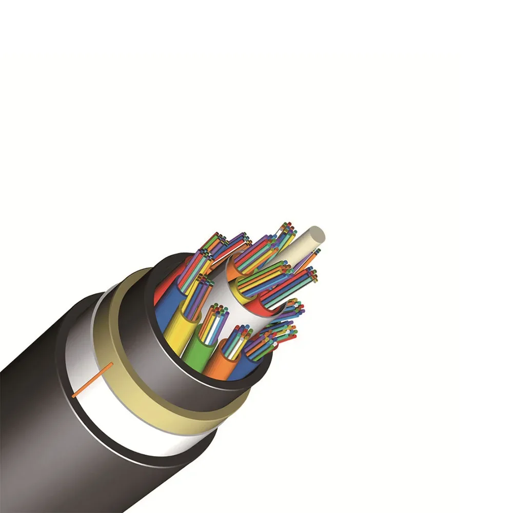 96 cores fiber optic cable ADSS 96 hilos de Span 200m 400m  G652D  Optuca Roll Fibra Optica Fiber Optic Cable