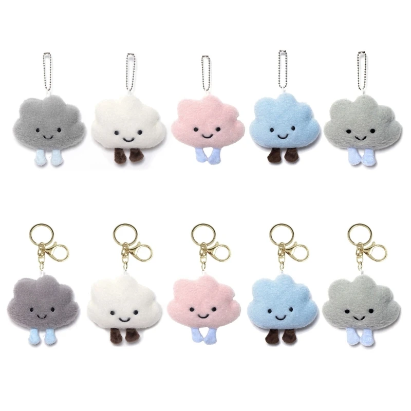 Cloud Keychain Keyrings Backpack Key Rings Car Key Chain Accessories