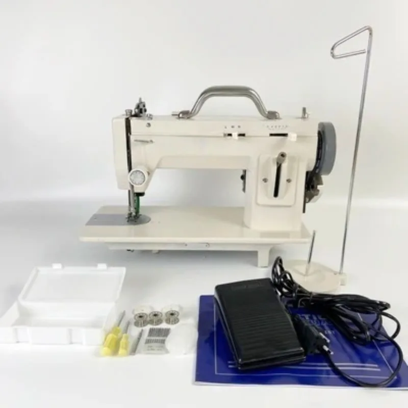 106‑RPL 9'' Portable Electric Sewing Machine, Walking Foot Arm‑Type Sewing Equipment with Zigzag Stitch for Leather Processing