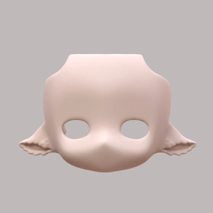 수제 OB11 GSC 페이스플레이트 블랭크 페이스 워터 스티커 페이스 쉘 큰 귀 윙크 BJD 인형 액세서리 게임 애니메이션 장난감 어린이 선물