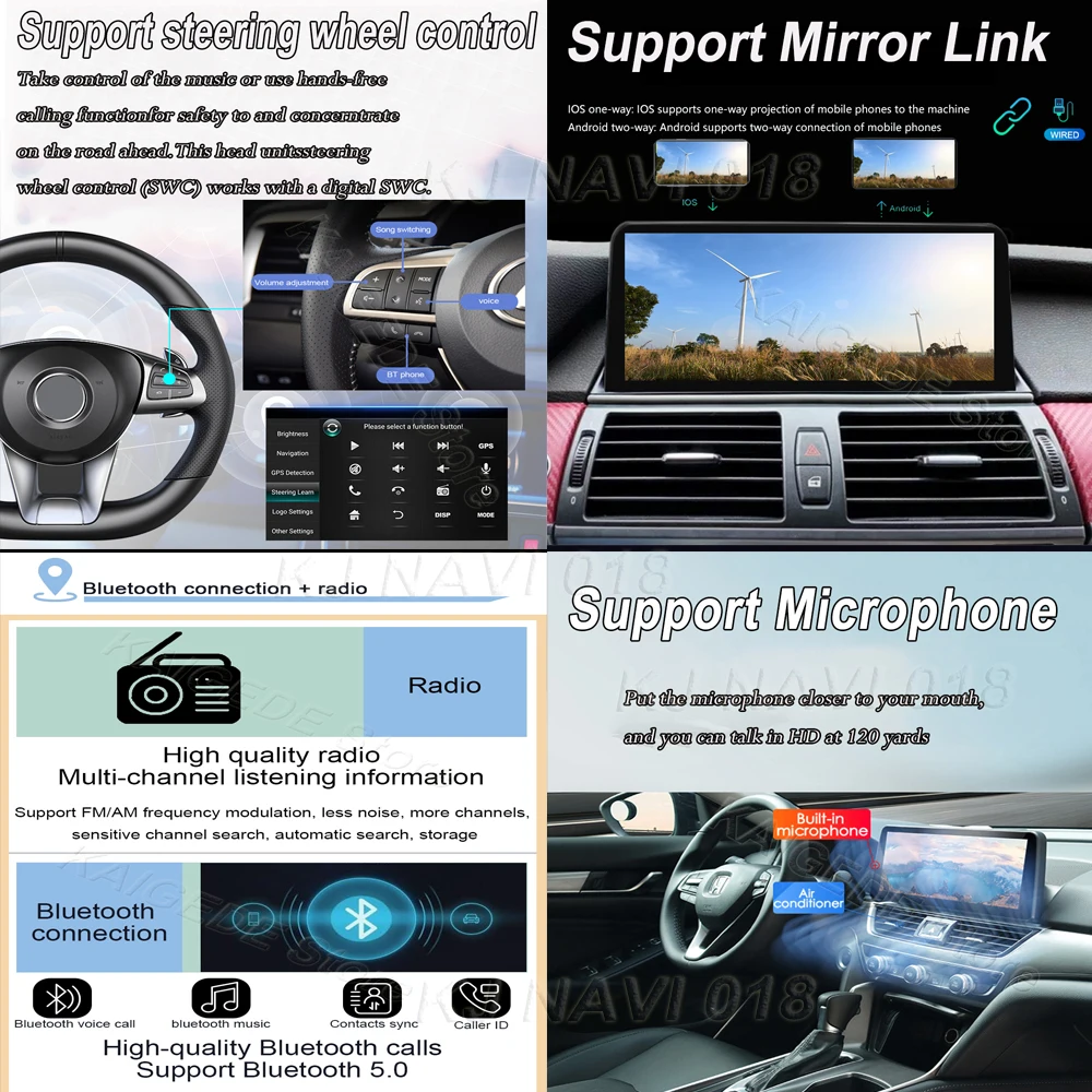 Android 14 Car Radio for Ford Fiesta MK7 2009 -2014 GPS Navigation Stereo Multimedia Player Carplay Vertical Screen Head Unit