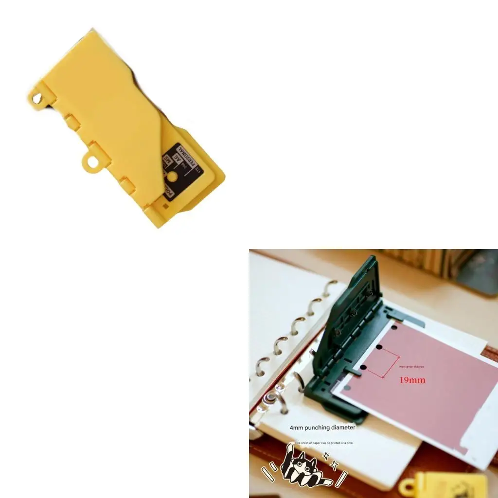 

Easy to Use Portable Punches Tool for Precisions on Paper Documents Plastic Safe Operation K92C