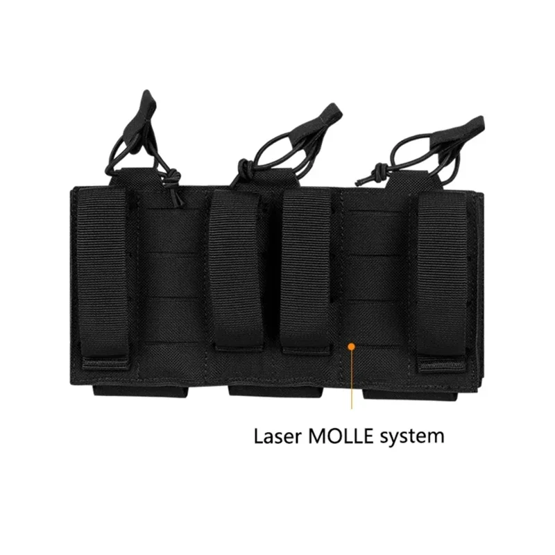 حقيبة مجلات ثلاثية لـ AK ، 1000D من القماش المركب ، القطع بالليزر ، من من من من من من من نوع AK ، من من من نوع M4 AK Mag