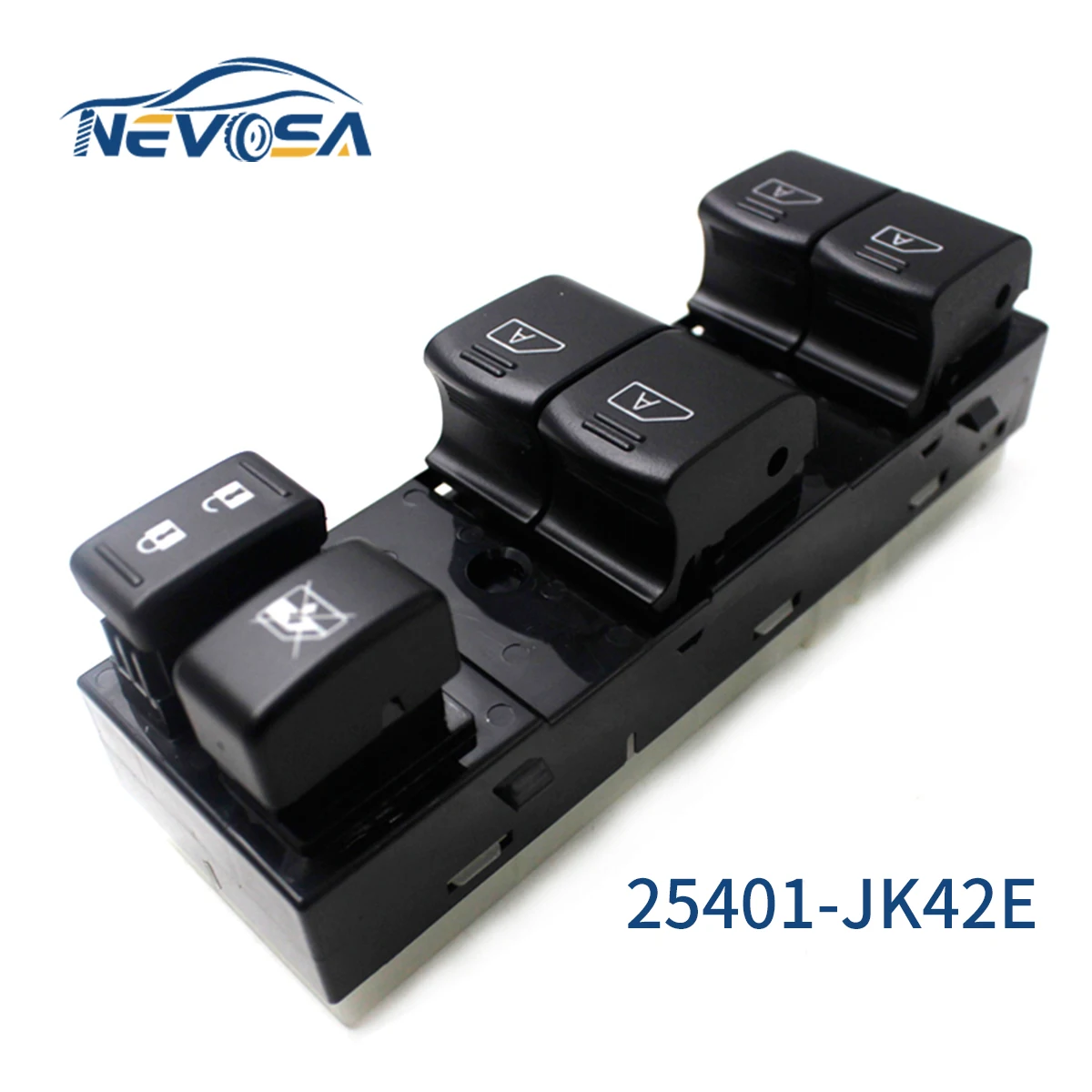 

NEVOSA For Nissan Maxima Infiniti G25 G35 G37 Q40 QX5 2007-2013 Front Left Power Window Master Control Switch Lifter 25401-JK42E