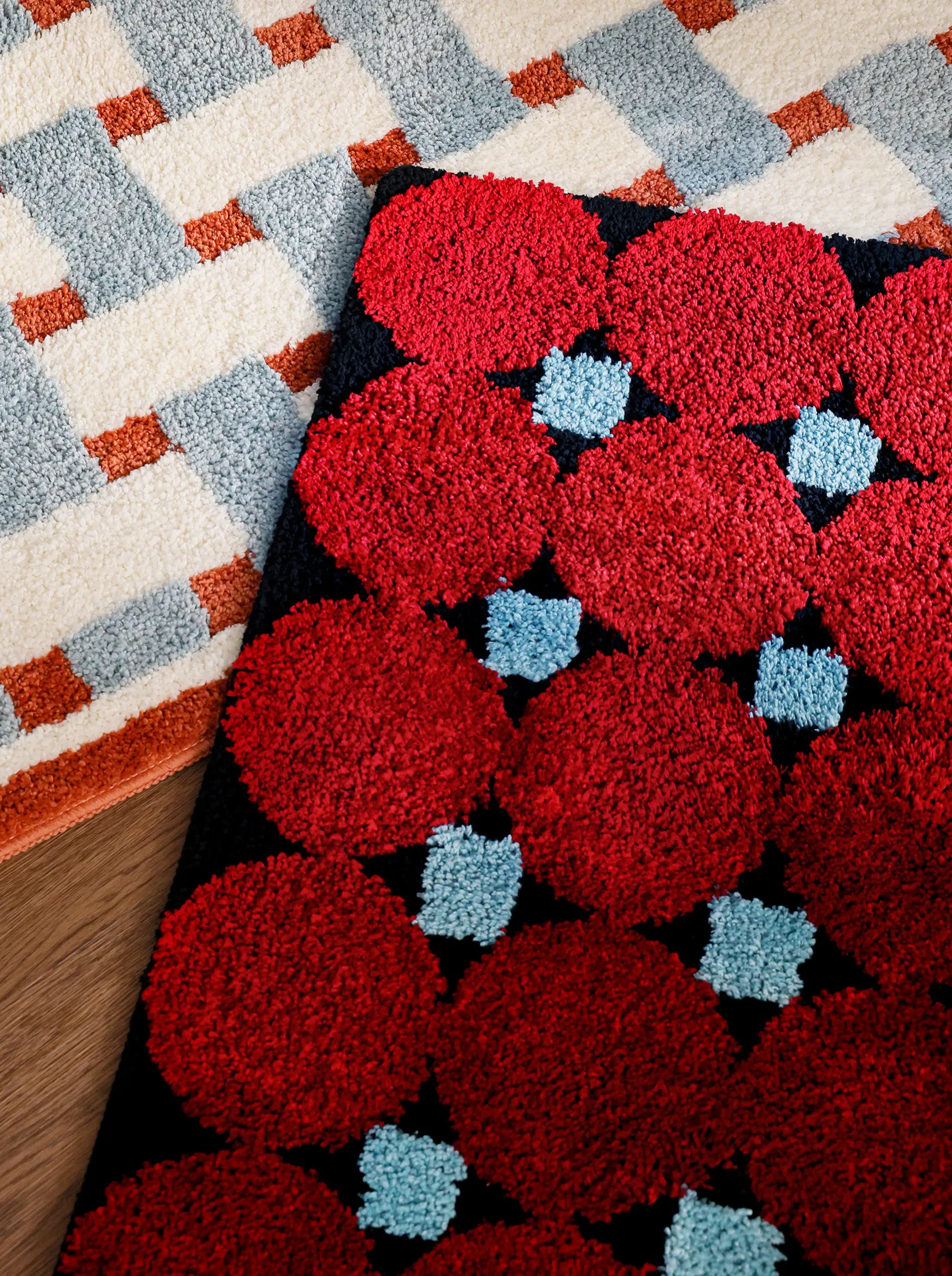 

PYJ Bathroom Thickened Absorbent Mat Household Vintage Bathroom Bathroom Door Non-Slip Carpet