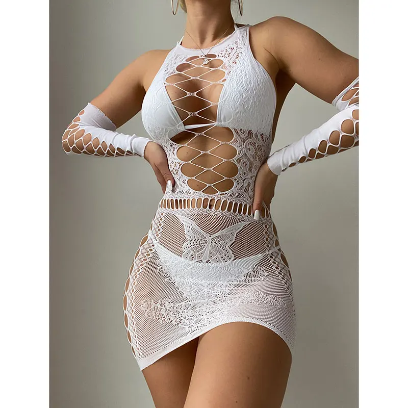 Transparante Nieuwe Women 'S Party Night Verjaardag Split Mouwloze Skinny Jurk Zomer Elegante Band Korte Mini Potlood Sexy Jurk