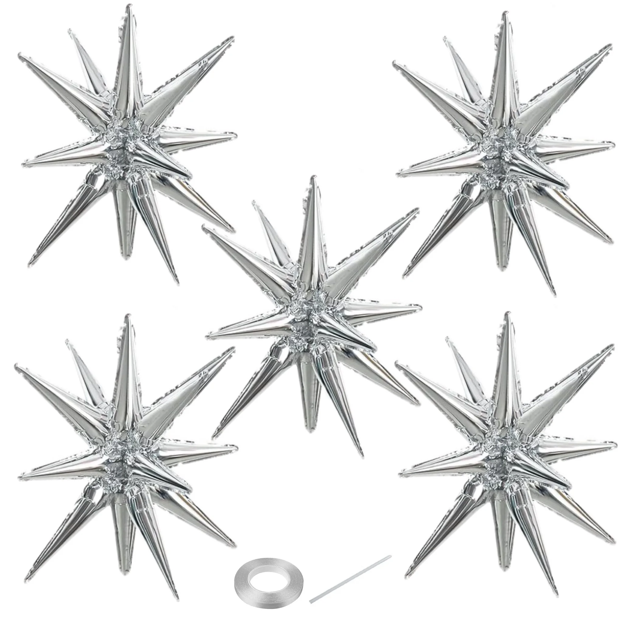 5Pcs 22 Inches Silv…