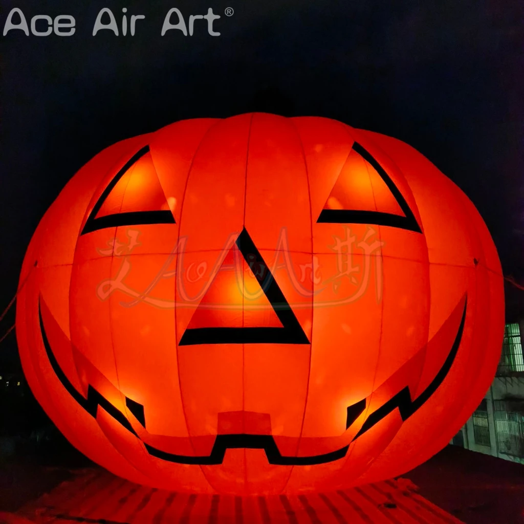 Palloncino gonfiabile modello zucca gonfiabile gigante di nuovo design per la decorazione di Halloween