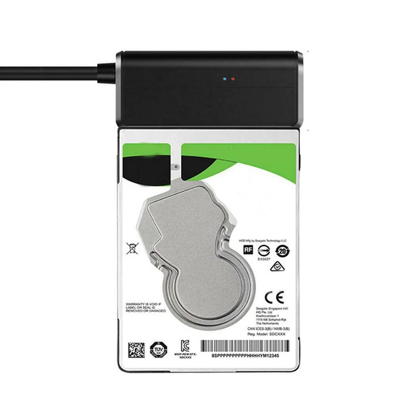 Adapter kabla 3 na USB 3.0 pasujący do 2,5 3,5 HDD/SSD, obsługa zewnętrznego czytnika dysku twardego, szybkiej transmisji 6 Gb/s