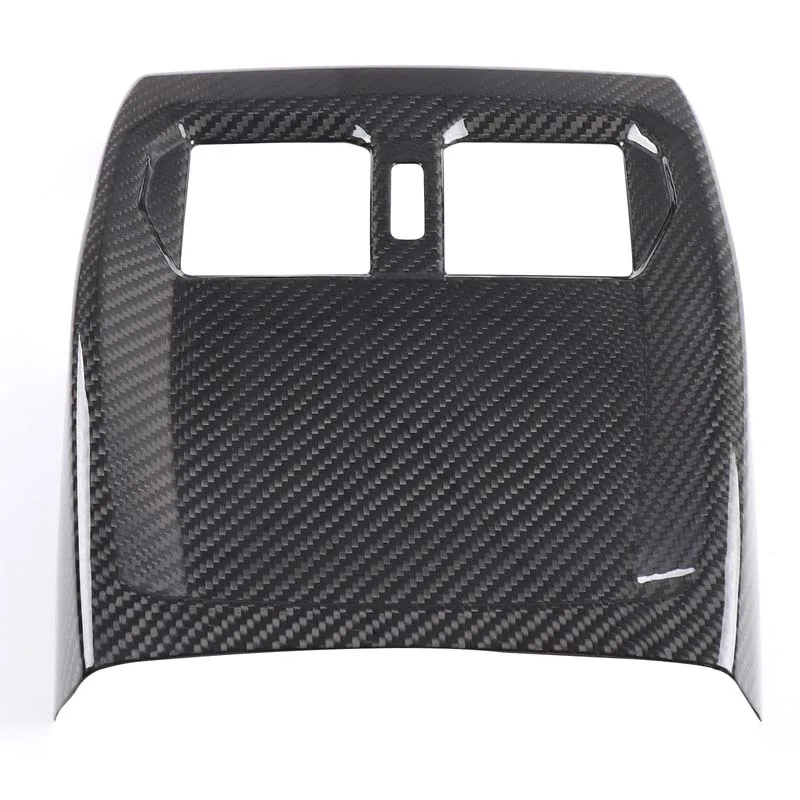 For BMW 4 Series/G22/G23  rear exhaust air vent frame Anti-kick cover Real carbon fiber Low-end version  2020 2021 2022
