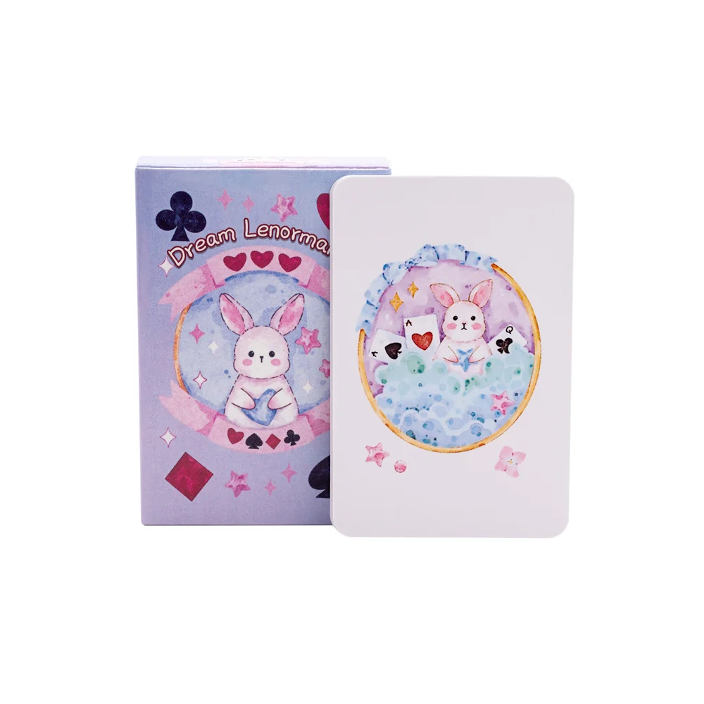 42pcs Rana Psychic Dream Lenormand Tarot Deck Wizard Oracle Cards Deck Prophecy Deck Lenormand