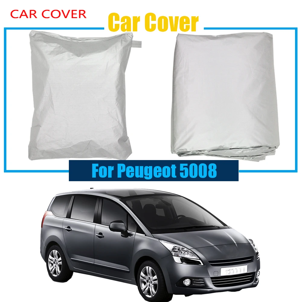 

Наружный автомобильный чехол, УФ-защита от дождя, солнца, снега, защитный чехол, пылезащитный для Peugeot 5008