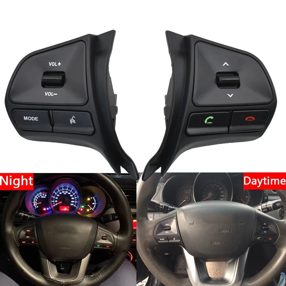 

For 11-14 Kia K2 multifunction steering wheel buttons