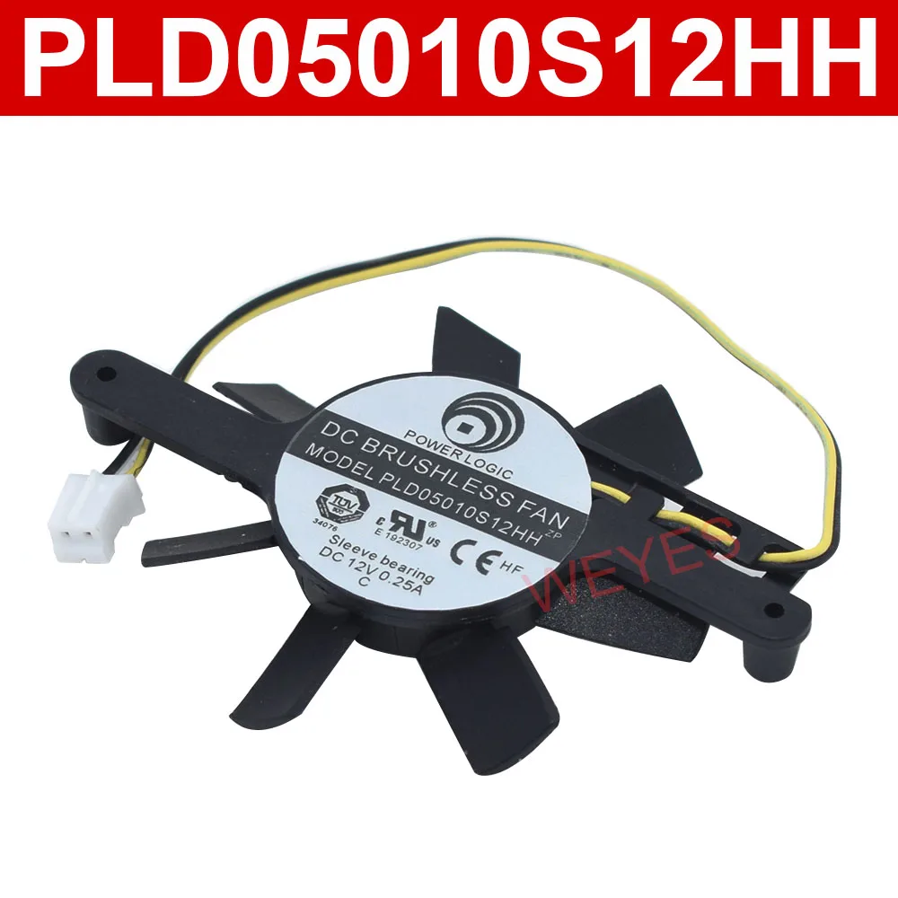 Imagem -01 - Placa Gráfica Pld05010s12hh Refrigeração da Placa de Vídeo 2pins Novo Diâmetro 46 mm 12v 0.25a Amd W5000 W5100