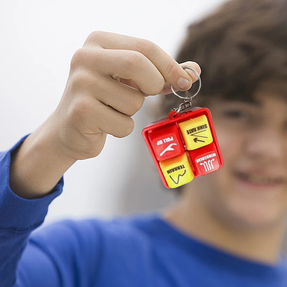 

Pilot and Crew Alert Keychain with Light Aviation Cockpit Safety Button 4 Sounds Emergency Alert Keychains for Travel Airplane