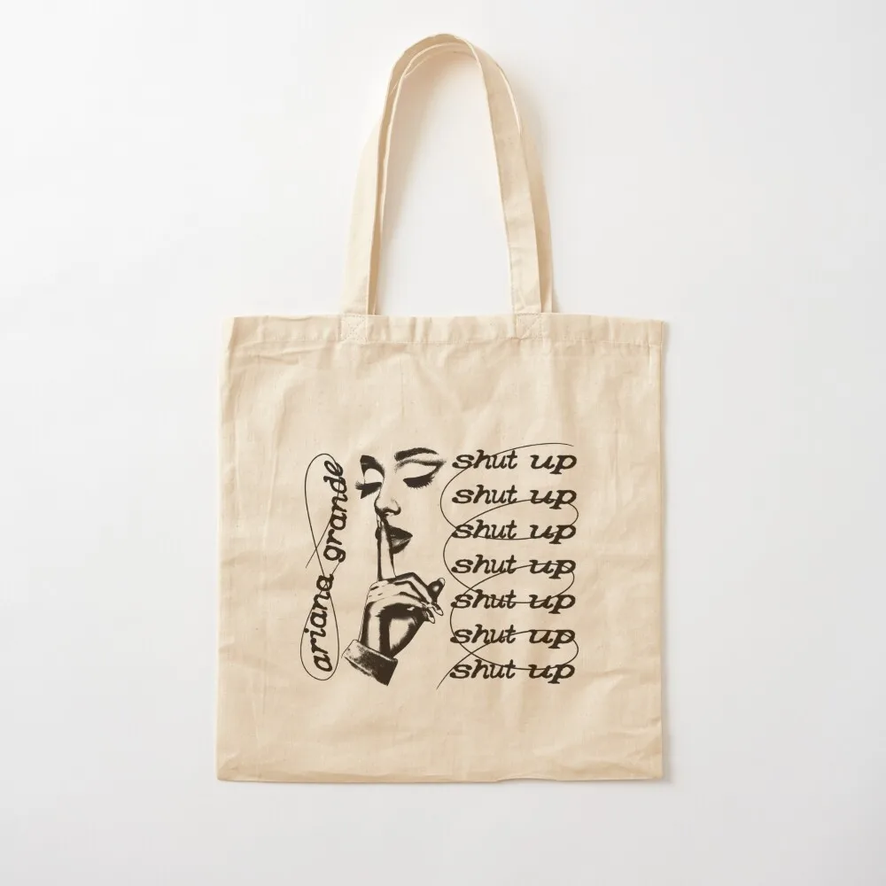 shut up Tote Bag Women's shopper Women's beach bags shopping cart bags Gift bag Canvas Tote Bag