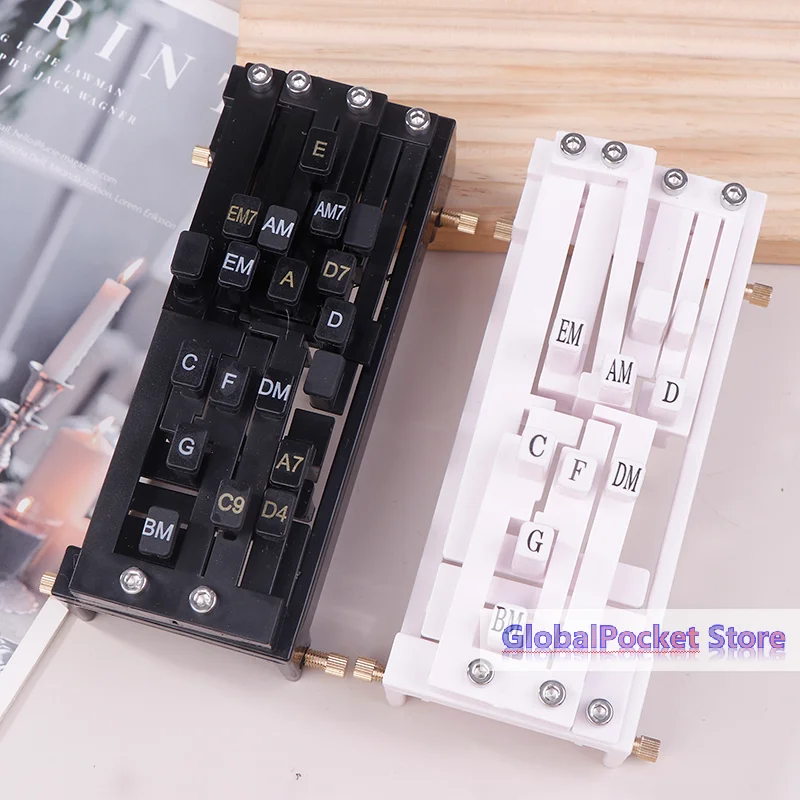 Guitar Chord Helper One-Touch Chords Presser Guitar Chord Trainer Practice Aid Trainer Assisted Learning System For Beginners