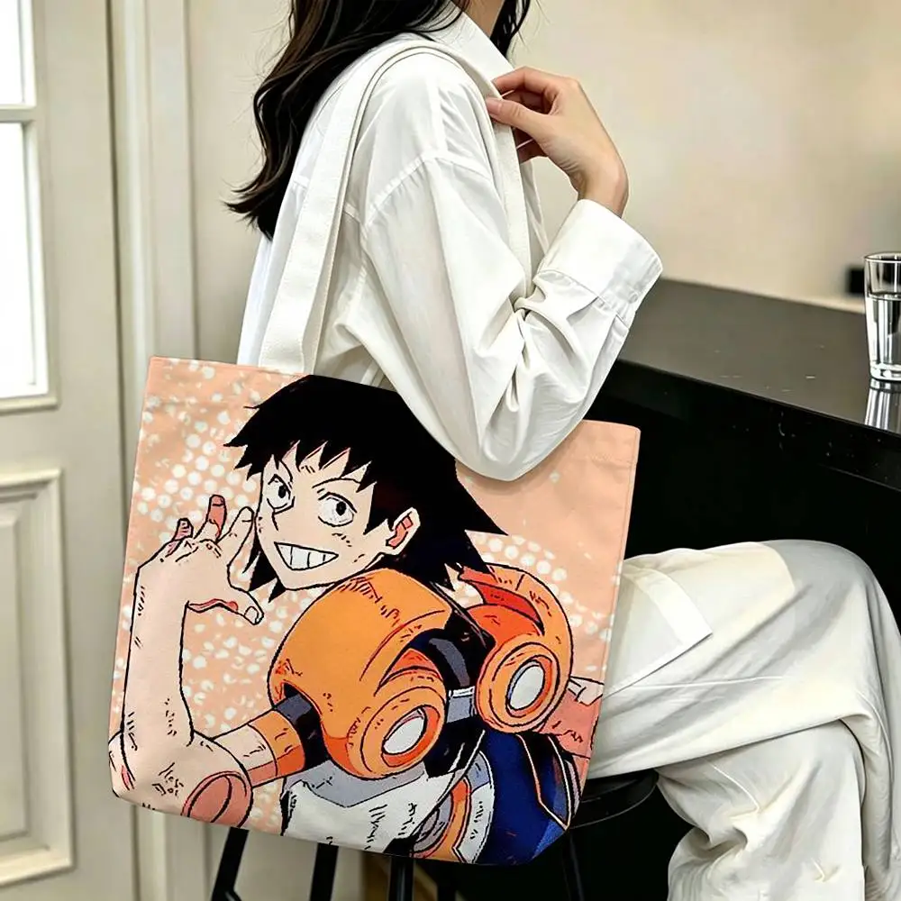 Character Hanta Sero  Printed Canvas Tote Bag Shoulder Bag Commuter Mommy Shopping Bag