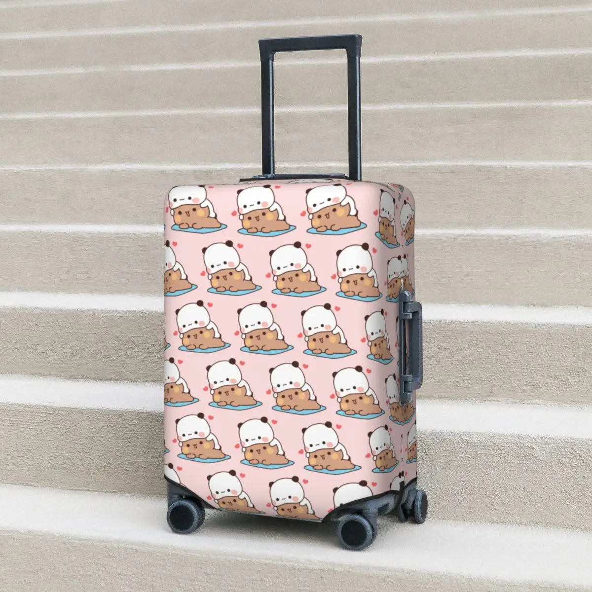 

Медведь и панда Бубу Дуду воздушный шар чехол для чемодана защитные эластичные дорожные защитные чехлы для багажа для 18-32 дюймов