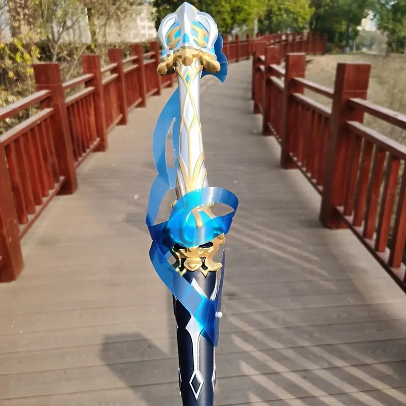 Furina Weapon Focalors Sword Cosplay Props Genshin Impact Splendor of Tranquil Waters Blade Staff Model Hydro Archon