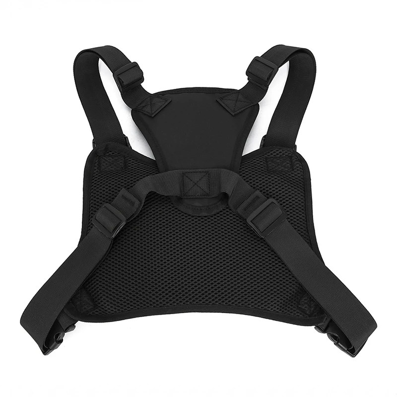 Bolsa de Pecho Deportiva para Exteriores, Nueva Bolsa de Pecho de Nailon, Estilo Hip-hop, Unisex, con Bolsillos para Correr, Montar a Caballo, Acampar, Mochila Tipo Chaleco