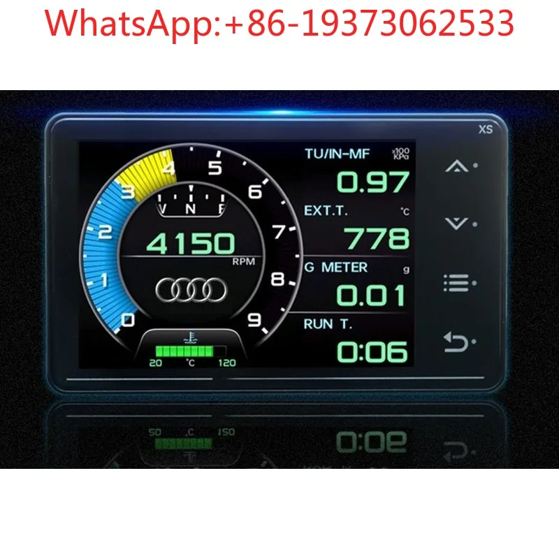 Compteur LCD multifonction OBD2 + GPS pour automobile, vitesse de turbine, valeur G, gyroscope