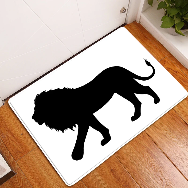 Kitchen Carpet Floor Mats for Living Room Welcome Mat Animal Cute Cat Doormats Kitchen Mat Bathroom Anti-Slip Rug Door Carpet