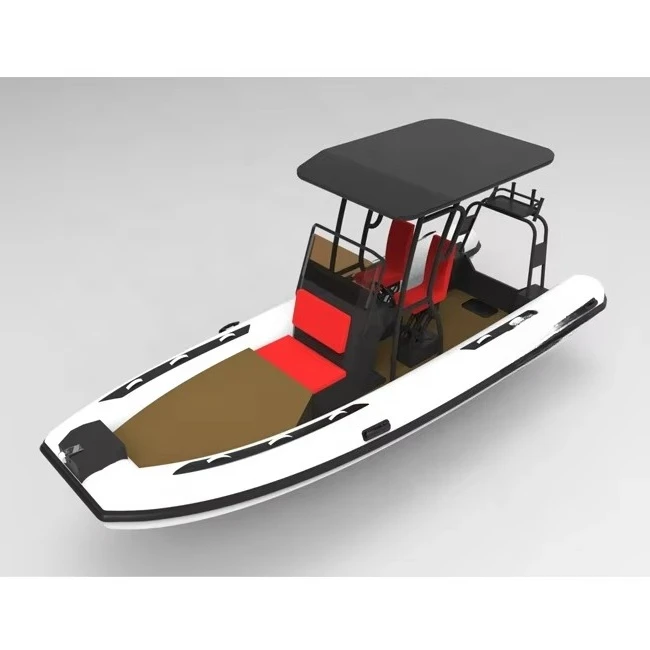

New Design RHIB 560 Aluminum Rigid Hull V Shape Ocean Hypalon Inflatable Boats