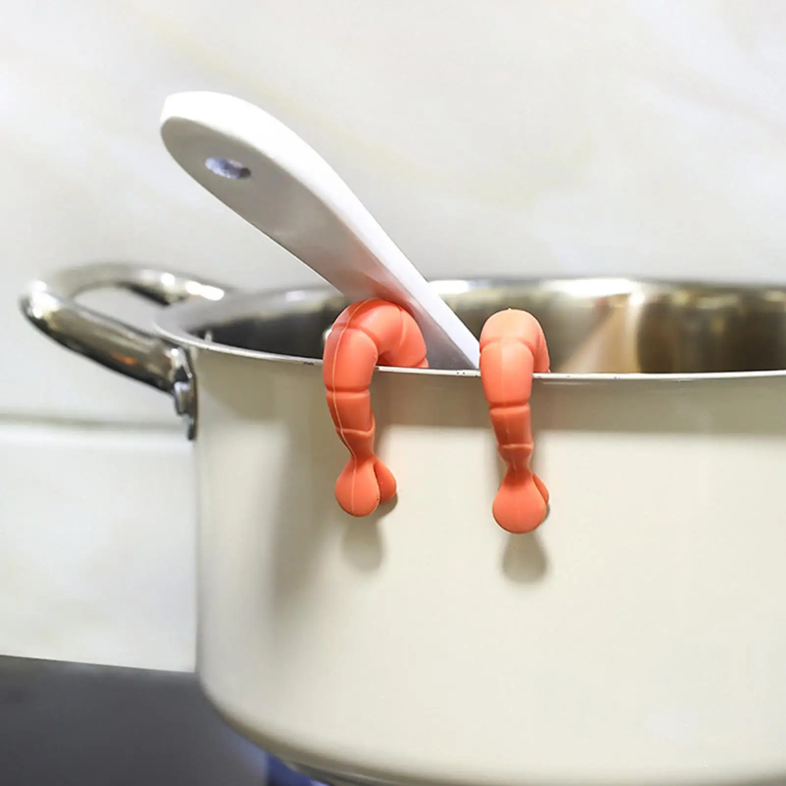 Lid Lifter Spill Proof Silicone Pot Lid Holder Heat Resistant Boiling Over Spill Stopper Safe Cute Lid Lifter Spill Proof