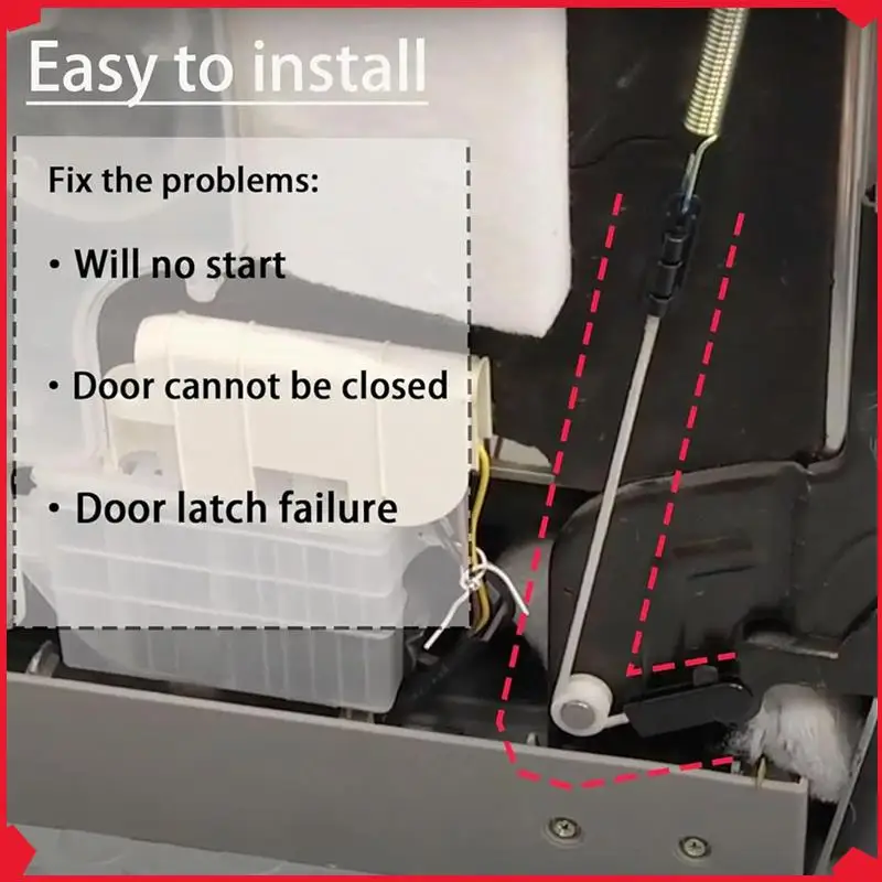 

B17B Трос дверной петли посудомоечной машины для посудомоечной машины-4933DD3001B, 4933DD3001A, 2 шт. Подходит для большинства посудомоечных машин
