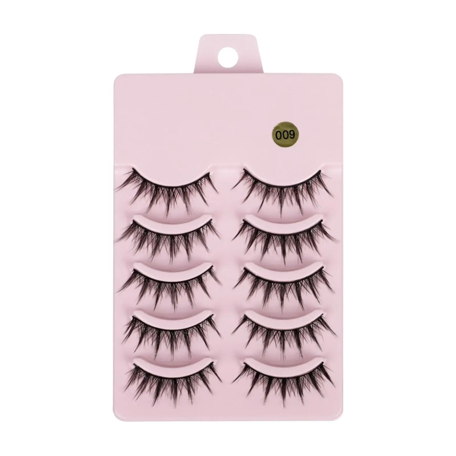 ขนตาปลอม 5 ชิ้น อุปกรณ์แต่งหน้าที่ใส่สบาย ขนตาฮาโลวีน ขนตาปลอมทำมือ สำหรับผู้หญิง ของขวัญสำหรับสาวๆ คอสเพลย์ เทศกาล