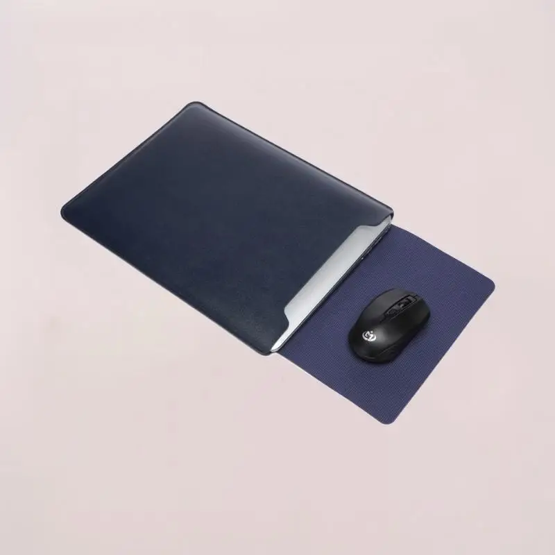 Multifunctional PU Leather Laptop Sleeve Waterproof Bag For Laptops Tablets Notebook Sleeve Bag