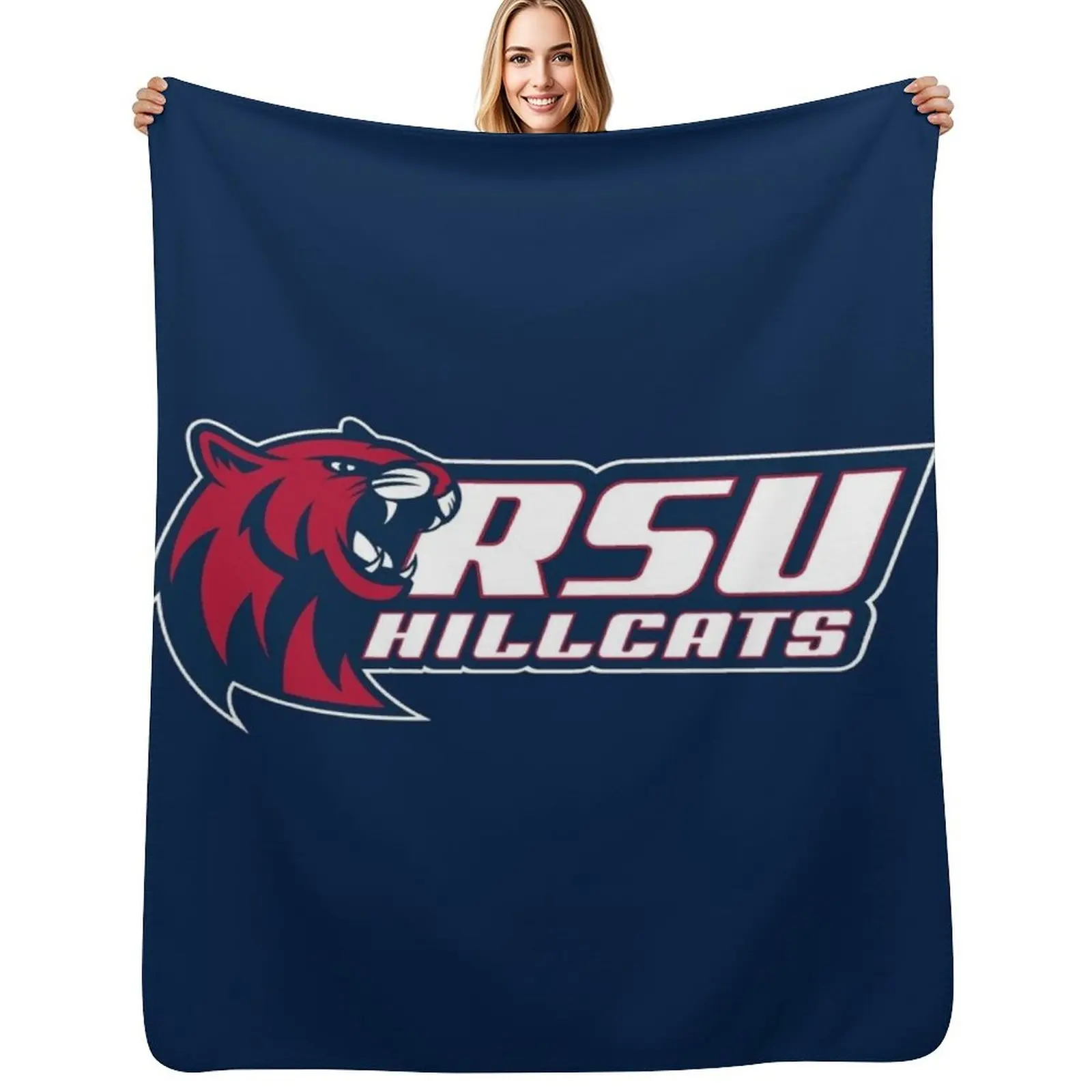 

Rogers State Hillcats Throw Blanket Cozy Throw Blanket Birthday Gift for Him Her