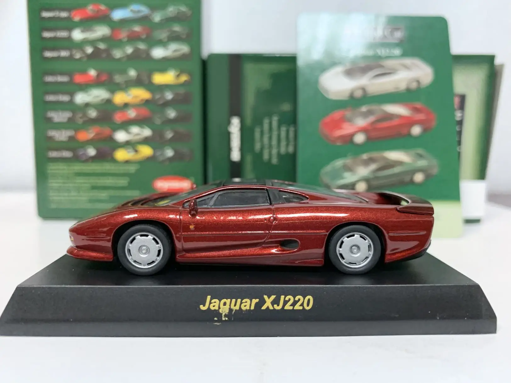 

1/64 kyosho Jaguar XJ220 красная литая под давлением модель автомобиля детские игрушки подарок
