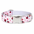 White ladybug Collar