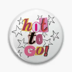 Hot To Go Chappell Roan Soft Button Pin Cute Fashion Badge Cartoon Clothes Lover Creative Decor Collar Lapel Pin Women Hat