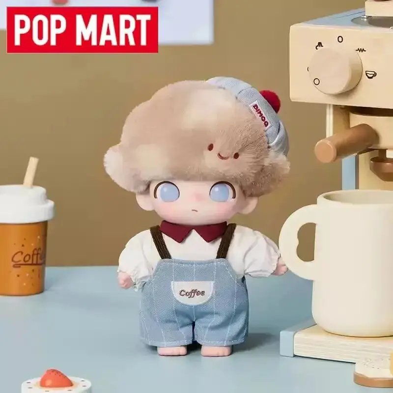 البوب مارت Dimoo سحق على القهوة سلسلة صندوق أعمى اللعب Kawaii الحلي التماثيل صندوق غامض نموذج لسطح المكتب دمى الهدايا ديكور المنزل