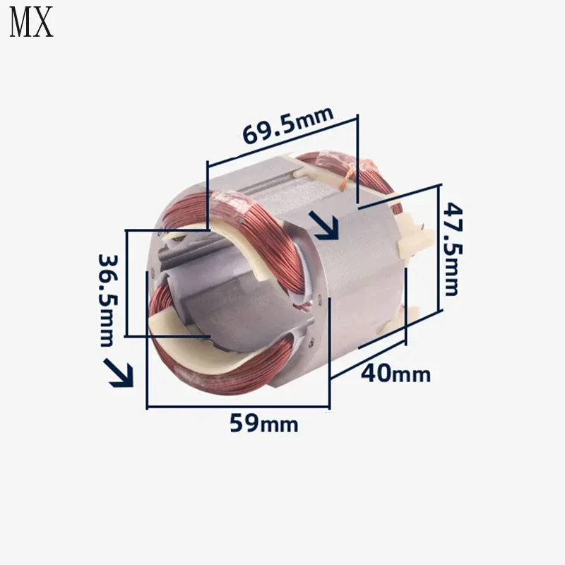Electric Hammer Stator for Makita HR2470 HR2460 Electric Hammer Impact Drill Stator Coil Stator Accessories
