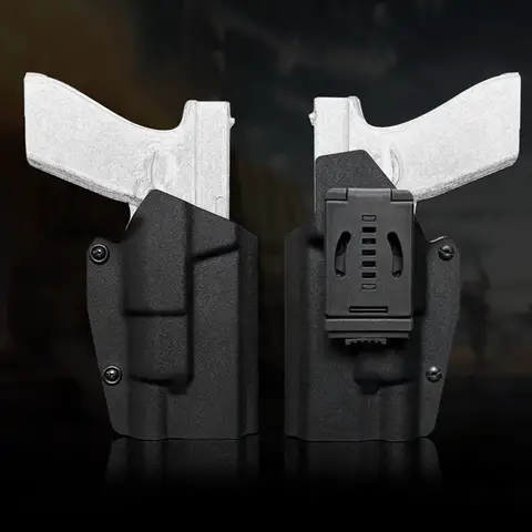 G17 G19 Kydex Holster Waist OWB Quick Release Pistol Light Holsters Mounted Surefire X300U X300 X300V For Glock 17 19