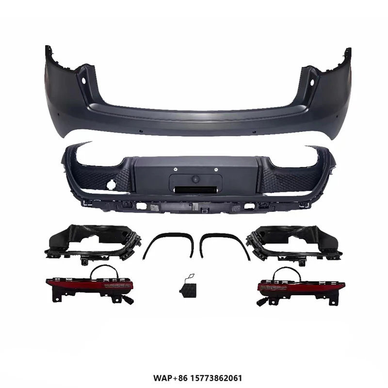 

2014-2021 Body Kits for Cars 95B Upgraded to 2023 Car Rear Bumper for Por Macan Upgrade GTS