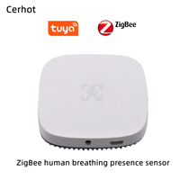 Tuya ZigBee Human Presence Motion Sensor Luminance Breath Detection Body Motion PIR Sensor Breath Detection Google Home Alexa
