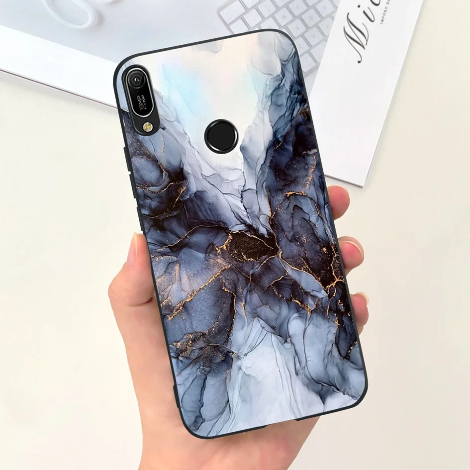 For Huawei Y6 2019 Case Y6 Prime 2019 Cover MRD-LX1 MRD-LX3 Cute Astronaut Soft Silicone Phone Case For Huawei Y6s JAT-L41 Funda