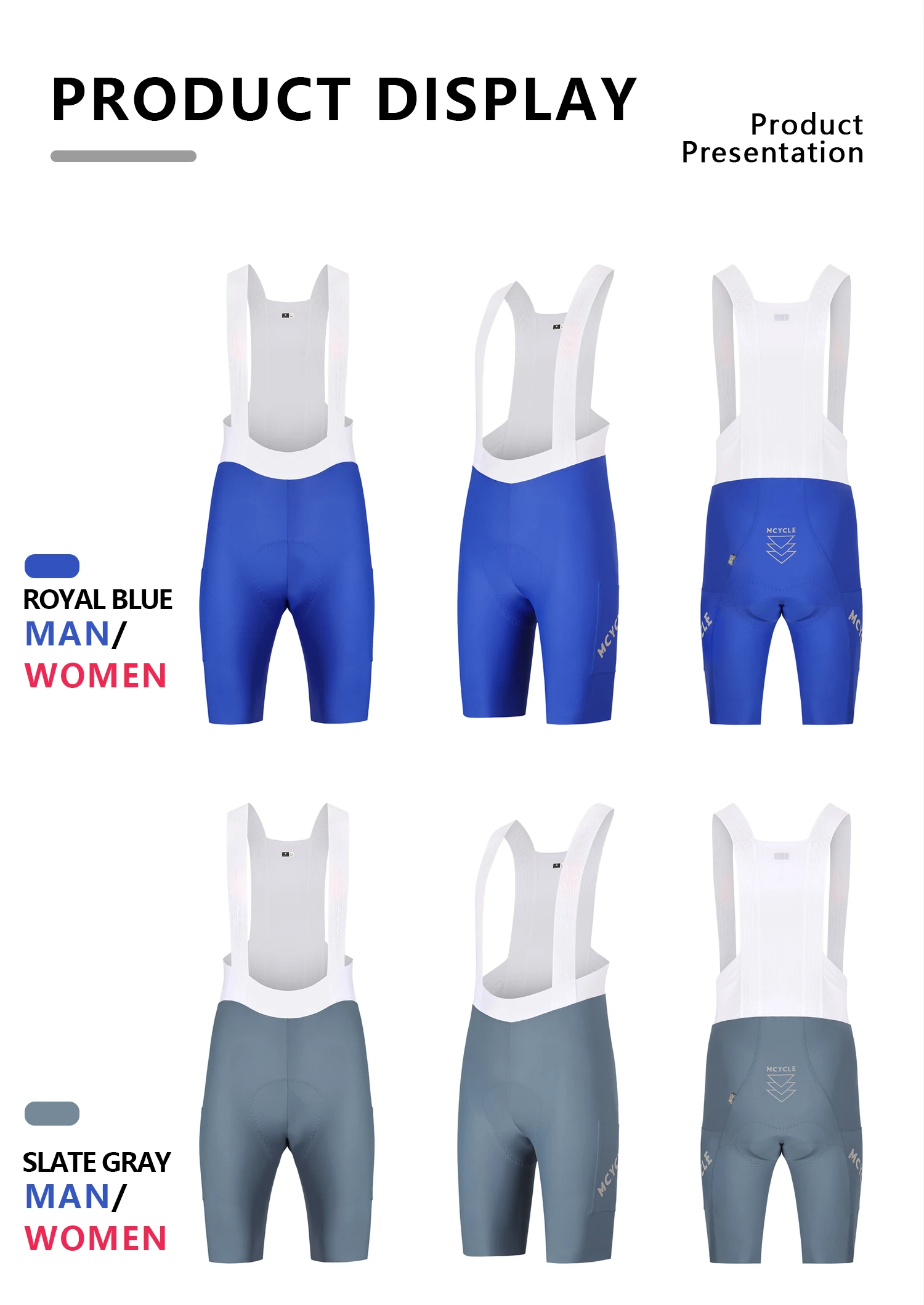 Mcycle Fahrrad-Trägerhose mit Polsterung für Herren, MTB-Radhose, Nahtlose Rennradhose, Bunte Atmungsaktive Fahrradhose – Detail 10