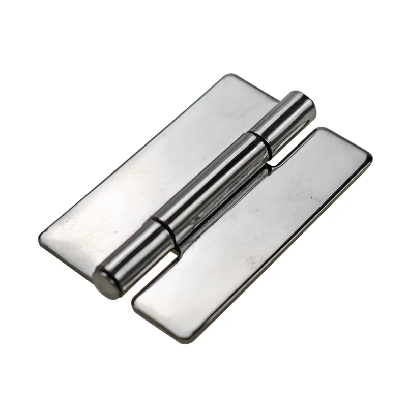 304 Stainless Steel Hinge Without Holes Weld On Type Suitable for Industrial Equipment Cabinets