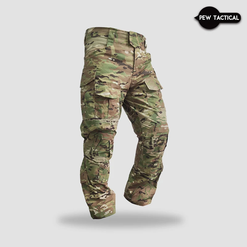 กางเกงรบยุทธวิธี PEW G3 Tee-Proof Fabric IR Resistant การผลิตในประเทศชุดทำงานกางเกงขายาวสำหรับชายทหาร Sle