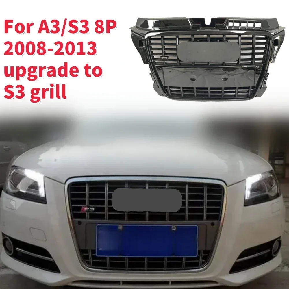 

Racing Grills Front Hood Grille Car Front Bumper Grill Center Grille for A3/S3 Grill for A3/S3 8P 2009-2013