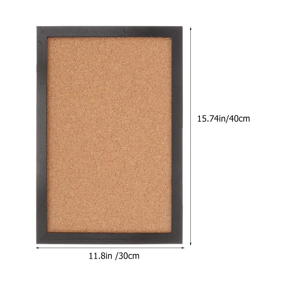 Imagem -06 - Household Cork Board Visão Boletim Pin Push Photo Display Picture Lembrete Placas Paredes e Desktop