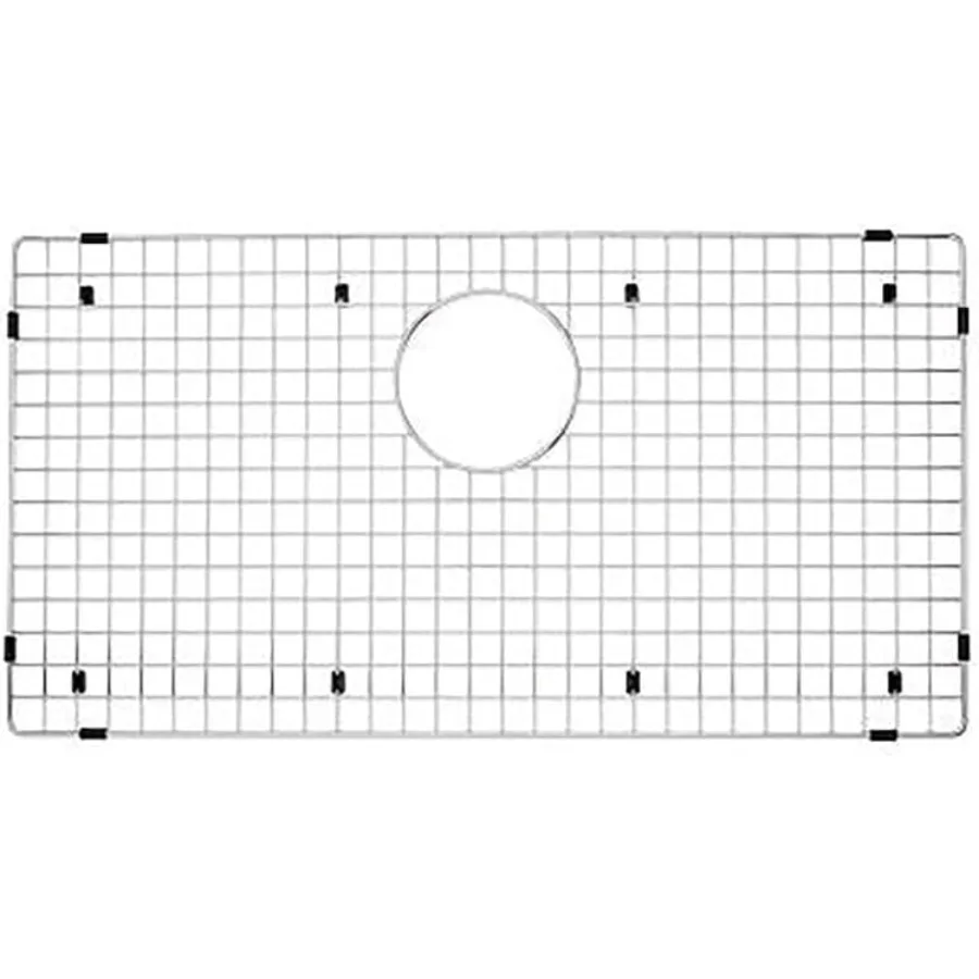 221206 PRECIS スーパーシングルキッチンシンクグリッド、モダンな家庭用キッチン向け、耐久性のあるステンレススチールデザイン、滑り止めベースと効果的な