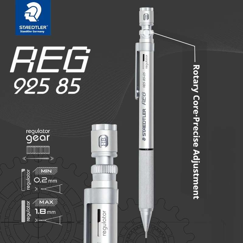 

Staedtler 925 Shatter-Proof Mechanical Pencil 0.3~2.0mm Heavy Duty Metal Body For Exams&Technical Drawing Architecture Design