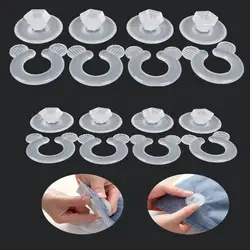 8PCS Comforter Grippers Quilt Clip Portable Blankets Sheet Accessories Fastener Clips Plastic Bed Duvet Holders Durable Tools